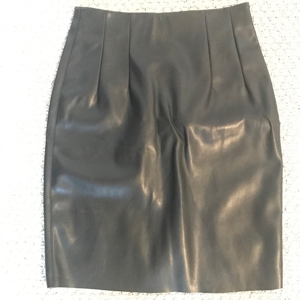 Forever 21 High Waist Vegan Leather Mini Skirt